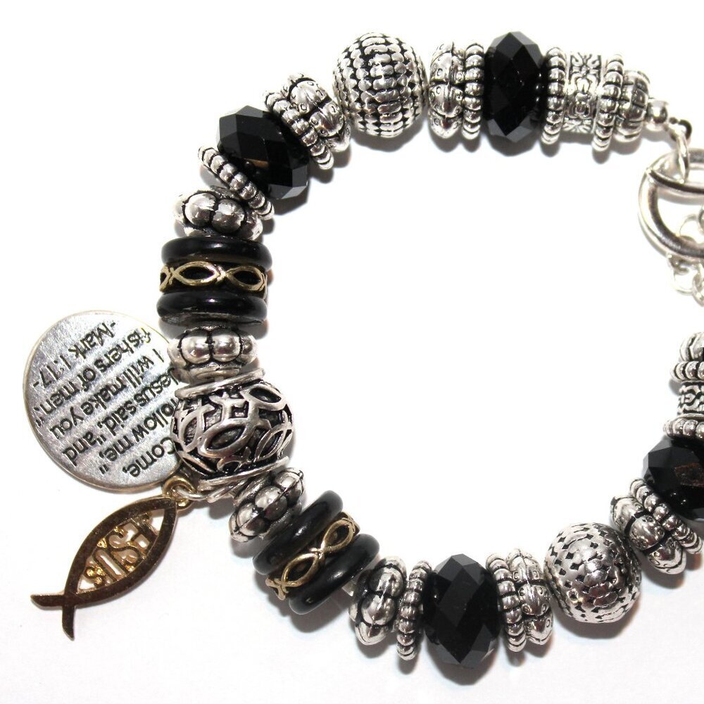 Come Follow Me Stretch Ring & Toggle Bracelet